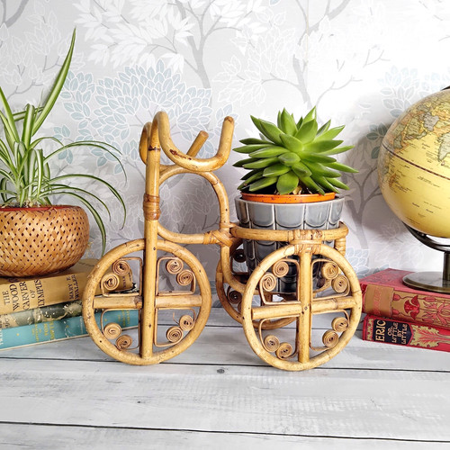 Vintage bamboo bike tricycle - bamboo,