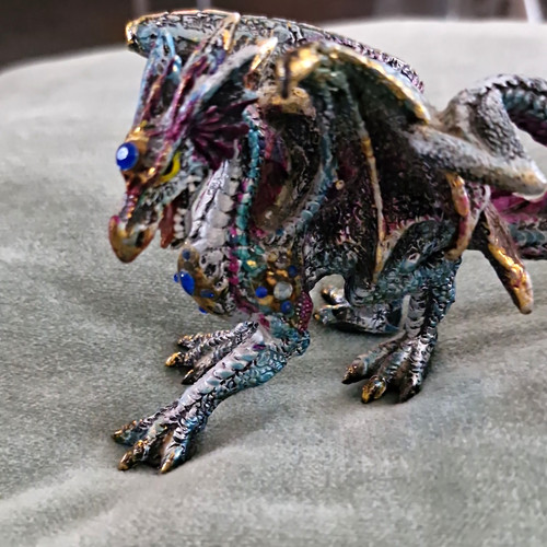 Dragon ornament figurine - ornament,