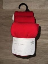 Girls Red School Tights. Size