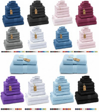 100% Egyptian Cotton Super Soft Towels 600GSM Luxury Face Hand Towels Bath Sheet