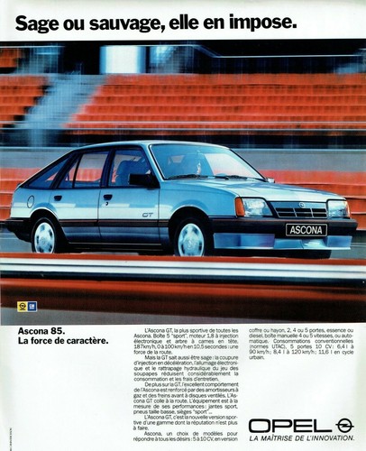 Advertising 0322 1985 opel - advertising,