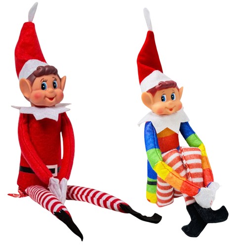 Christmas elf behaving - christmas, badly