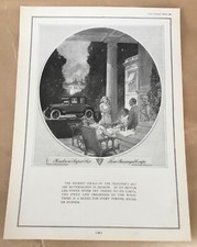 Hudson Super Six car auto ad 1920 vintage 1920s era print art RFH illus Heinrich