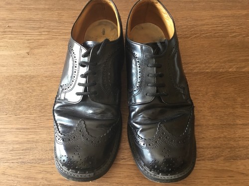 1970s black brogues size - 1970s, 8