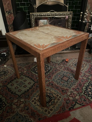 Vintage danish teak tiled - tiled, side
