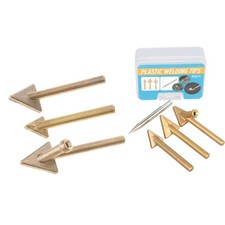 3/4Pcs Gold Triangular Copper