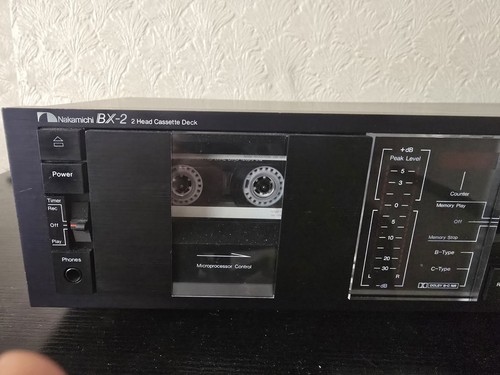 Nakamichi black cassette - nakamichi, bx-2