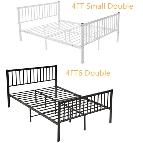 Strong metal bed frame - bed, 3ft