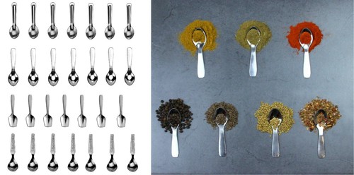 7pc spice spoons set - 7pc, for