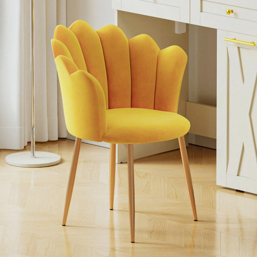 Velvet accent chair - chair, vanity