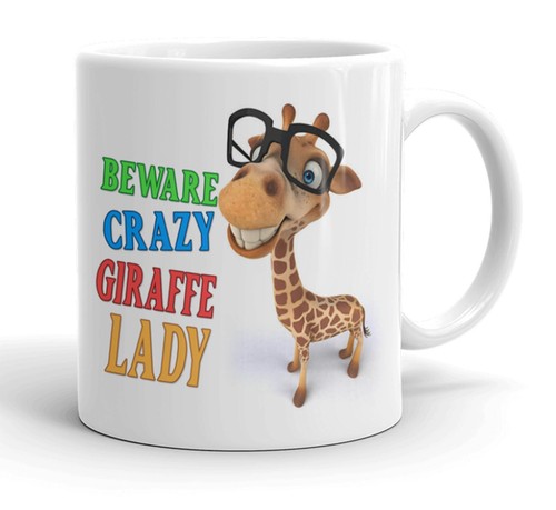 Funny giraffe mug - mug, �