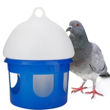 2/4/6.5L Auto Bird Pigeon Feeder Water Drinker Dispenser Waterer Tools ABS