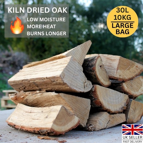 Kiln dried oak logs - kiln-dried,