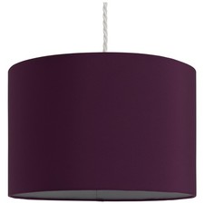 Lampshade Drum 30cm Plum