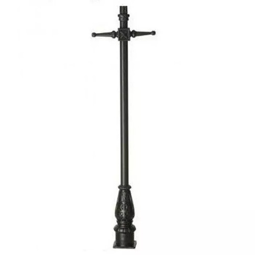 Victorian cast iron lamp post - iron,