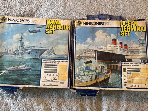 Vintage minic ships - vintage,