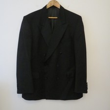Magee Tuxedo Dinner Suit 44 Double Breasted Black Wool 2 piece Evening Ireland