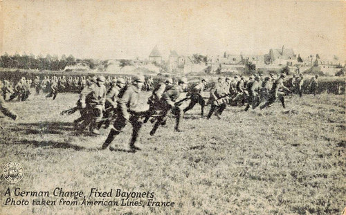 German soldiers charge fixed - german, charge-fixed