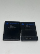2x Official Memory Card PS2
