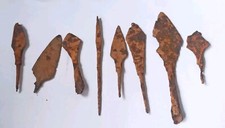 LOT OF 7 ROMAN IRON ARROWHEADS