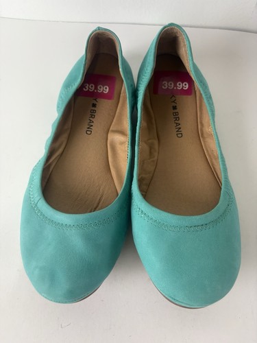 Lucky brand emmie teal leather - brand,