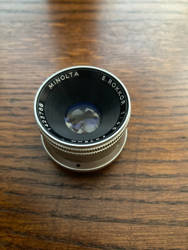 Minolta rokkor 5 f 75mm - 1:4.5, f=75mm