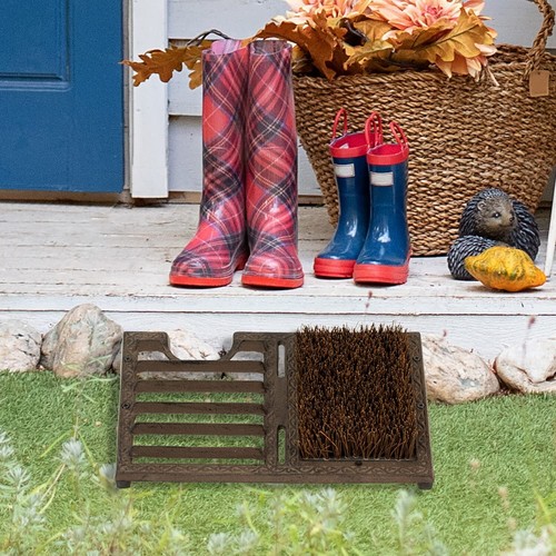 Dark brown cast iron outdoor - cast,