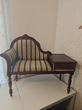 Telephone table seat + drawer