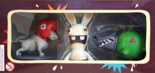 RAYMAN RAVING RABBIDS VIDEO GAME DOGS 4" VINYL ACTION FIGURE SET UBISOFT NEW #2