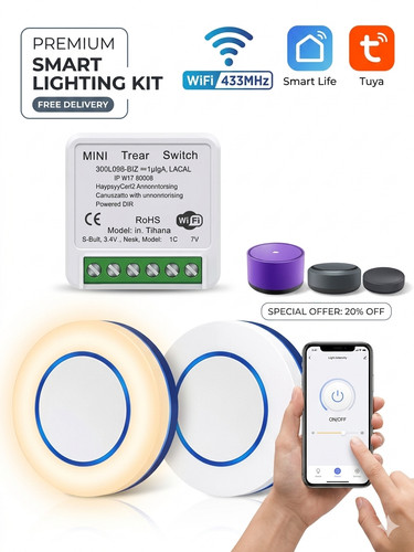 Smart wifi wireless switch - wireless,