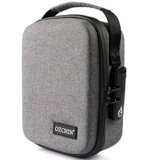 OZCHIN New Hard Shell Smell Proof Bag with Combination Lock Odor Proof Stash Box