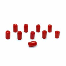 10x RED PVC Brake Bleed Screw
