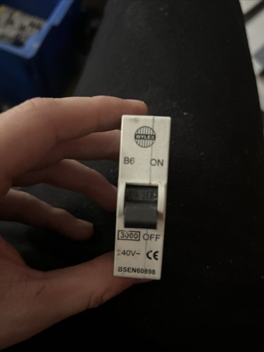 Wylex plug mcb - plug, 6amp