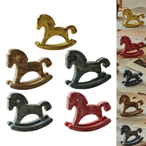 Wooden rocking horse