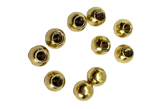 Small brass balls cot - balls, bed