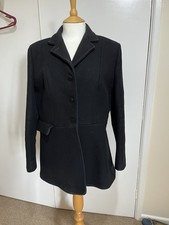Ladies pytchley Wool Hunting Jacket 40in (size 14) black