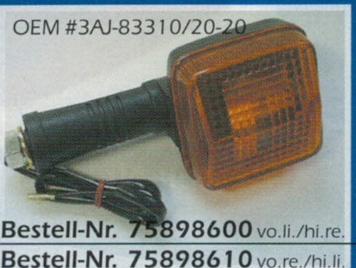 For yamaha 600 turn - 600,