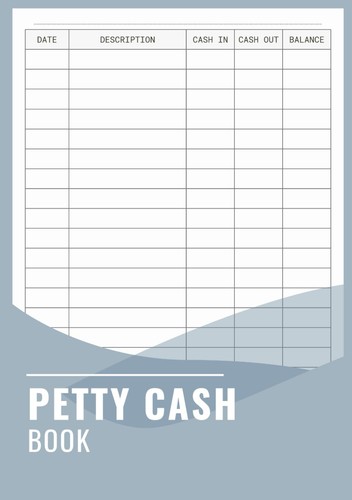 Petty cash log - petty, a5