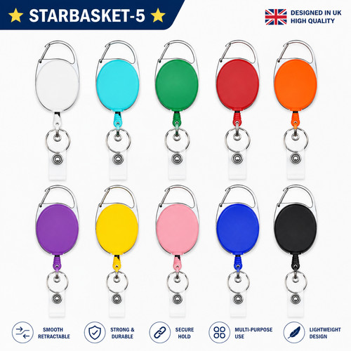 Retractable badge reel holder - retractable,