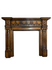 Solid Oak Hand Carved