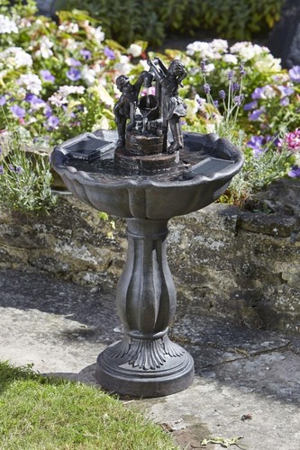 Solar water fountain - water,