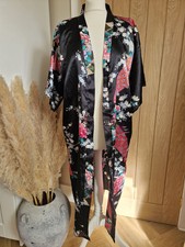 Ladies Black Oriental Silk