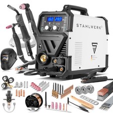 STAHLWERK combination welding machine CTM-416 PULS Pro fully equipped 6 in 1 160