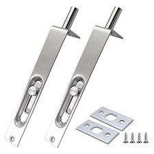2 Pack 4 Inch Door Bolt Flush
