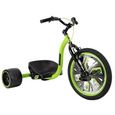 Huffy Green Machine 20” Slider Trike Drift Kids Adjustable Seat Steel Frame