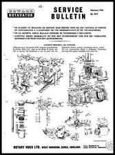 Howard Rotavator Engines Service Manuals Parts JAP 600 IIOE 810 600cc Mark 3 CD