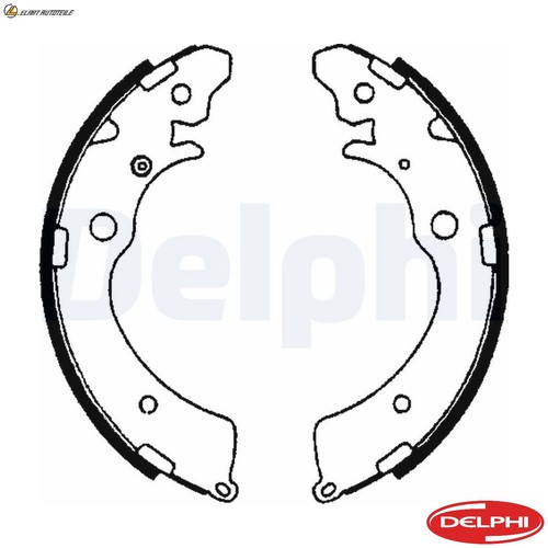 Brake shoe set ls1641 - set,