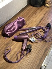 The Purple Edition GHD Hair Straighteners & Travel Hairdryer - tested & working