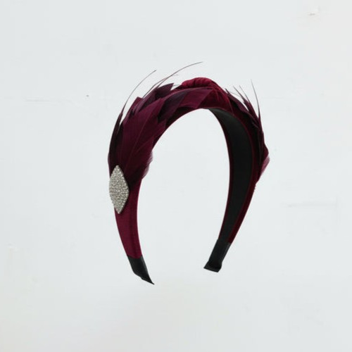 Feather fascinator alice band - feather,