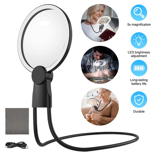 Led light magnifier - led,